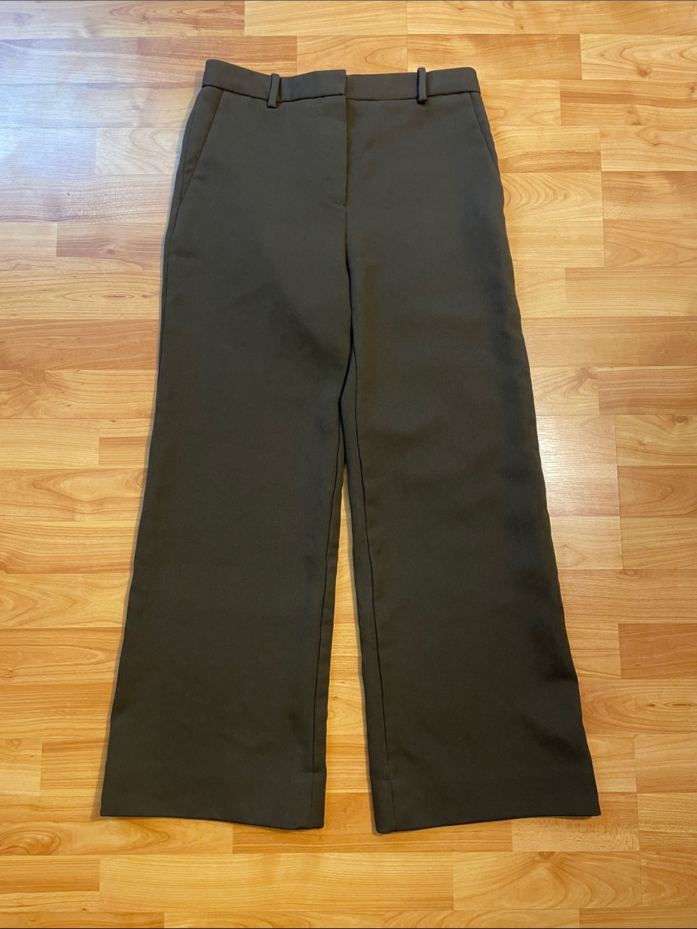 THE ROW Virgin Wool Wide Leg Pants Size 0